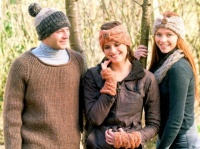 Knitting Pattern - Wendy 5903 - Evolve Chunky - Fairisle Neck warmer, Hat, Headband, Wrist Warmers and Cowl